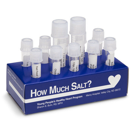 How Much Salt? Test Tube Display