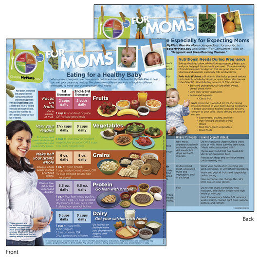 MyPlate for Expecting Moms Tablet - English - 8-1/2 in. x 11 in. - 50 Sheets