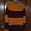 Thumbnail: Yellow and Burgundy Knit Crew