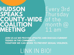 Monthly Coalition Meeting every Third Thursday of the Month