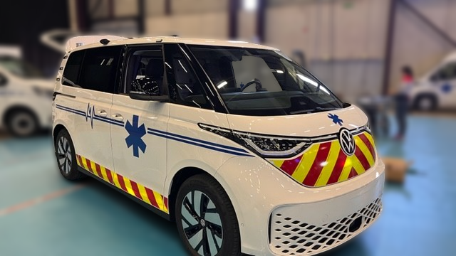 Volkswagen ID.Buzz ambulance électrique 440 kilomètres d'autonomie