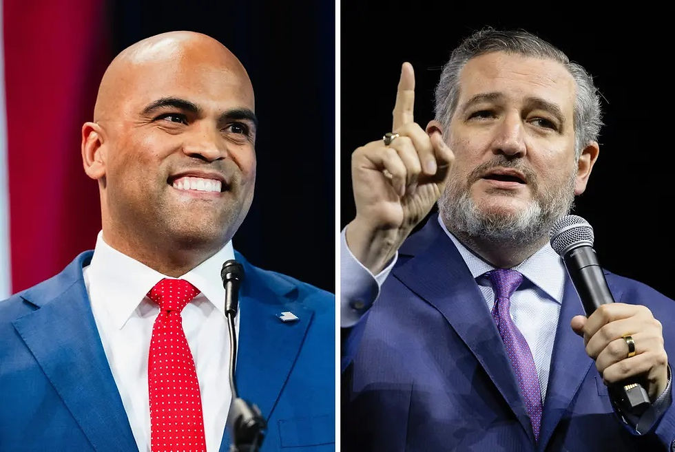 Ted Cruz and Colin Allred