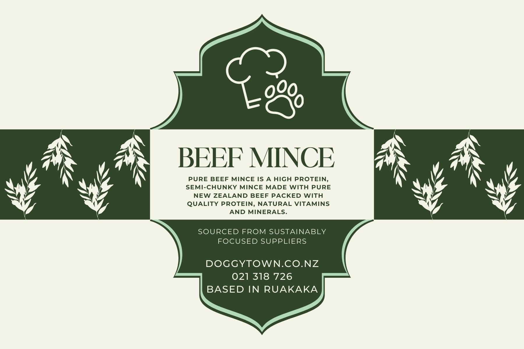 Beef Mince Raw Food - 10kg