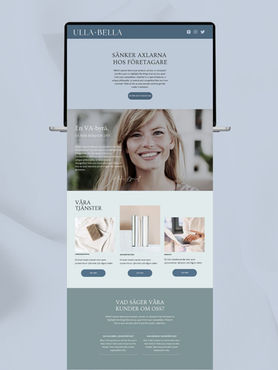 Ulla-Bella virtuell assistent, grafisk profil