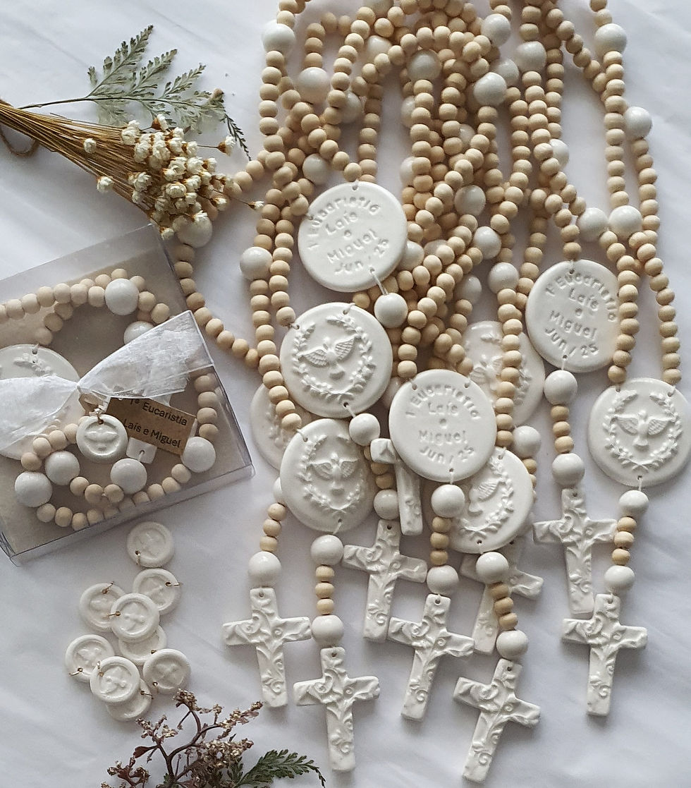 Miniatura: Terço Espírito Santo  ( uma cor )