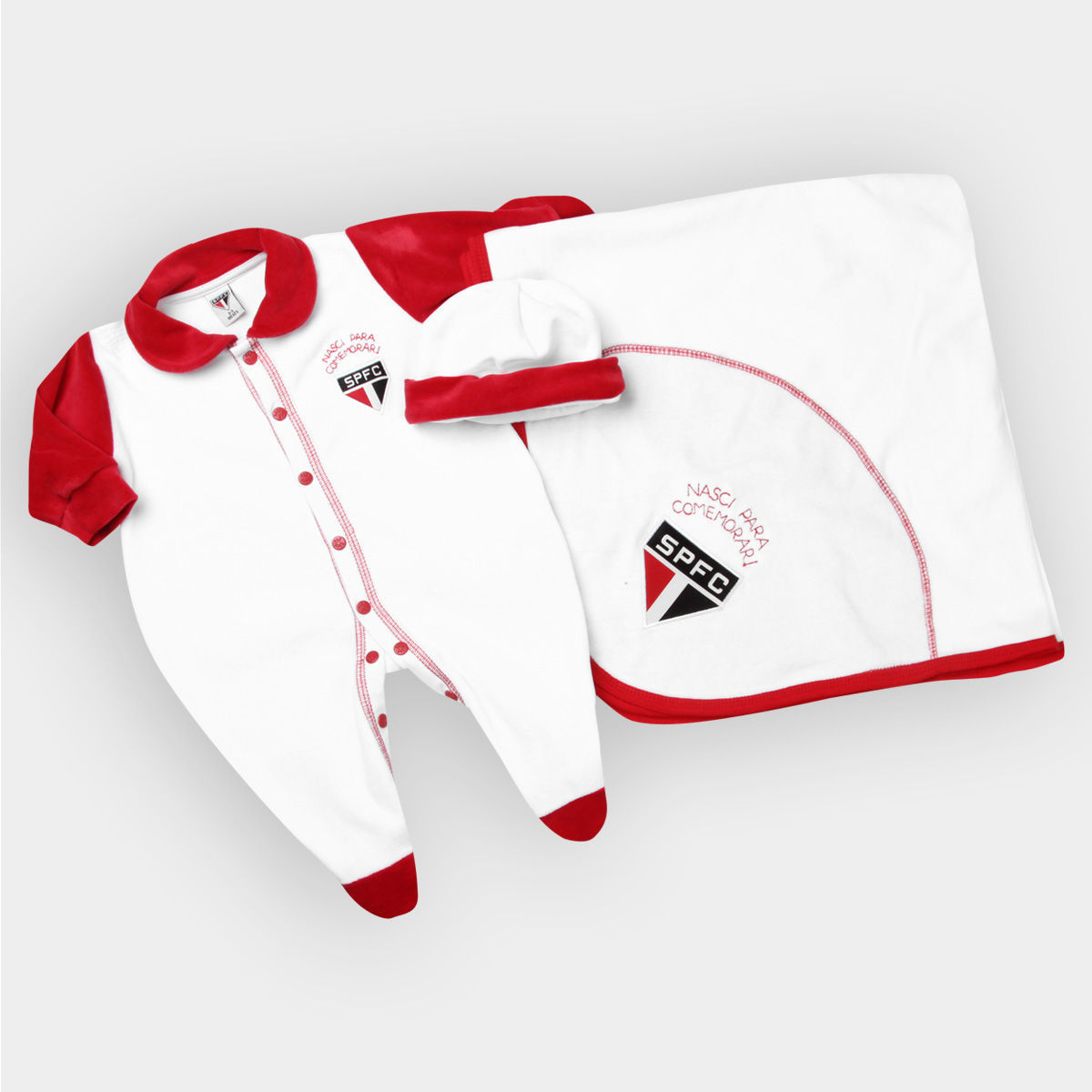 Saída de Maternidade em Plush São Paulo 3 peças - Reve D'or