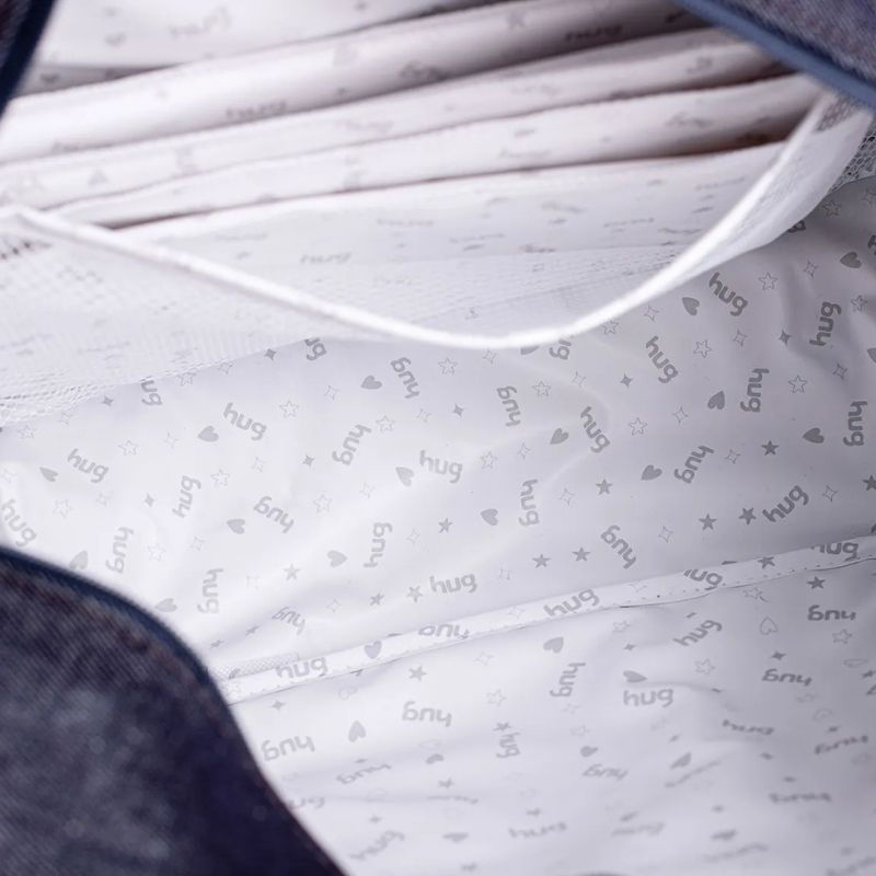 Miniatura: Bolsa Grande Maternidade Versinho Jeans | Hug Baby