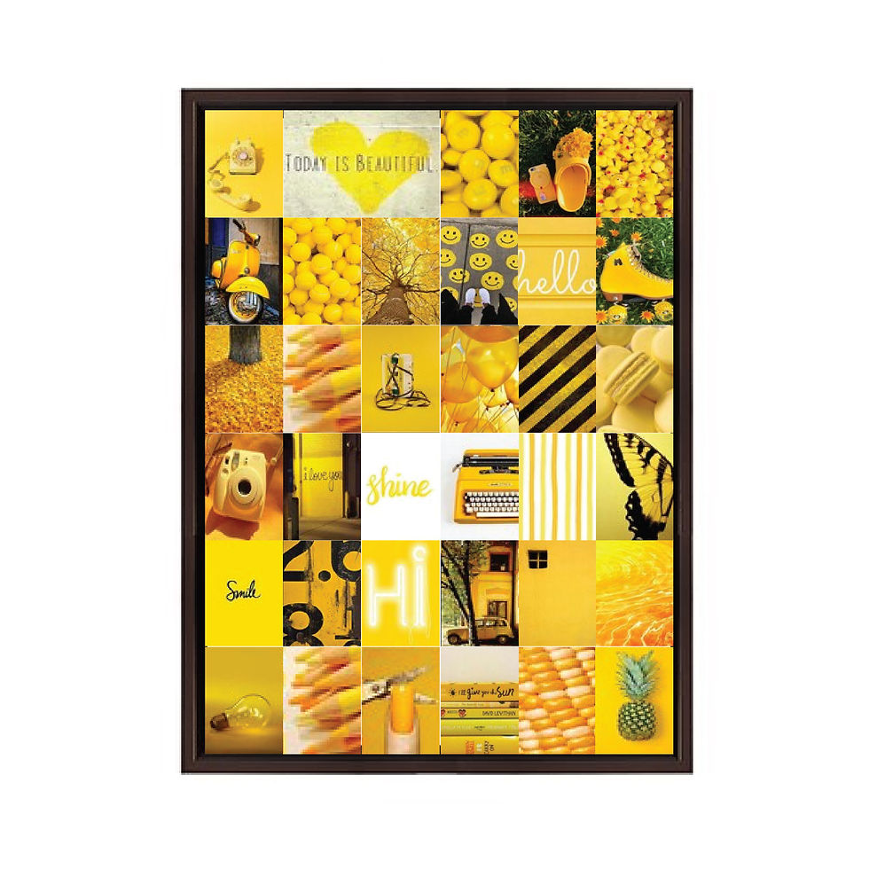Miniatura: Yellow colors collage