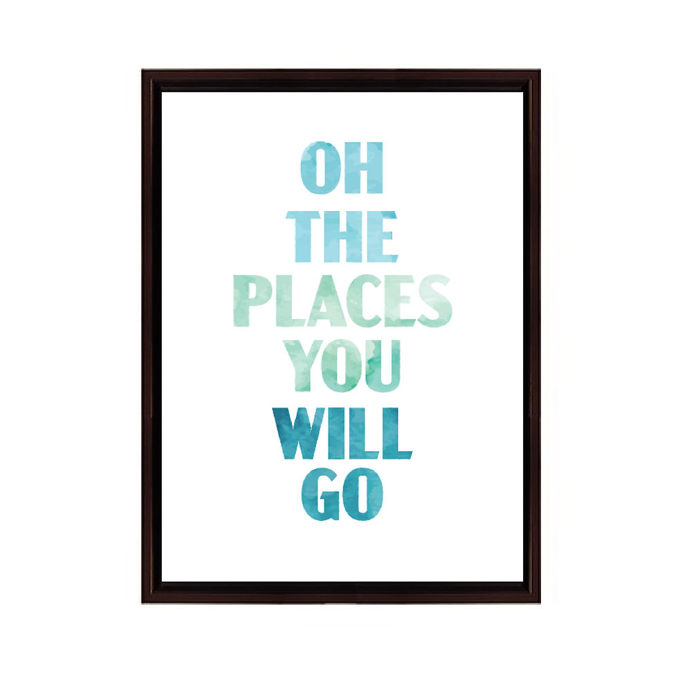 Miniatura: Oh the places you will go