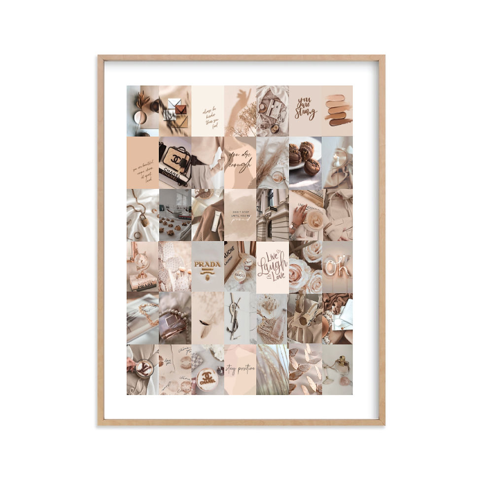 Miniatura: Beige Neutrals colors collage / 2