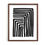 Miniatura: Black and White Abstract Art