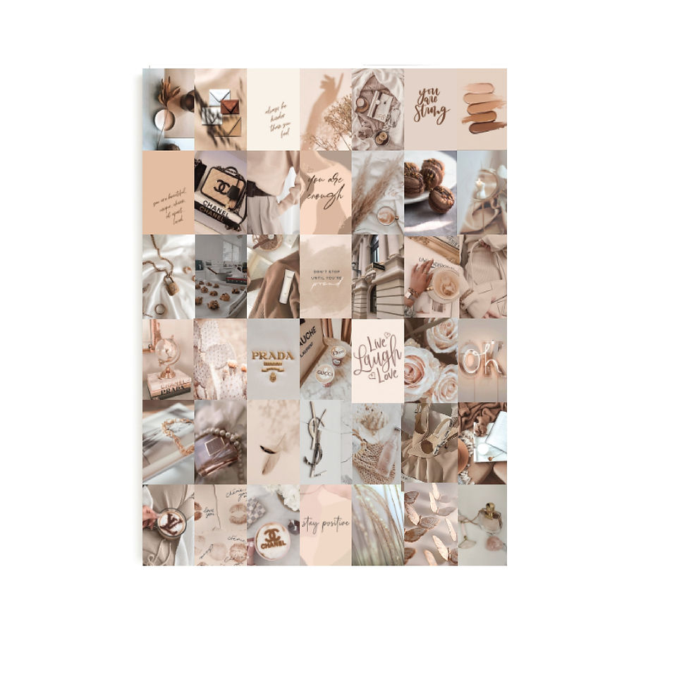 Miniatura: Beige Neutrals colors collage / 2