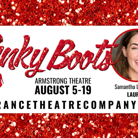 Sam in Kinky Boots the Musical