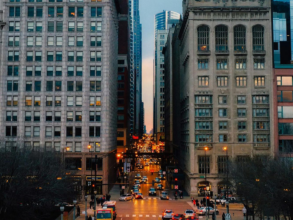 downtown chicago street