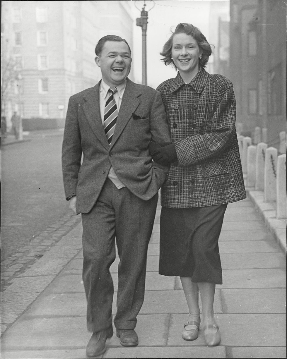 My mother & father in 1952 taken by Herbert Mason.