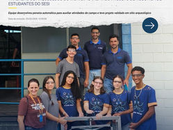 Usivic e Alunos do Sesi Senai