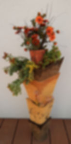 Ozdobný květináč, v: 62cm, š: 30cm