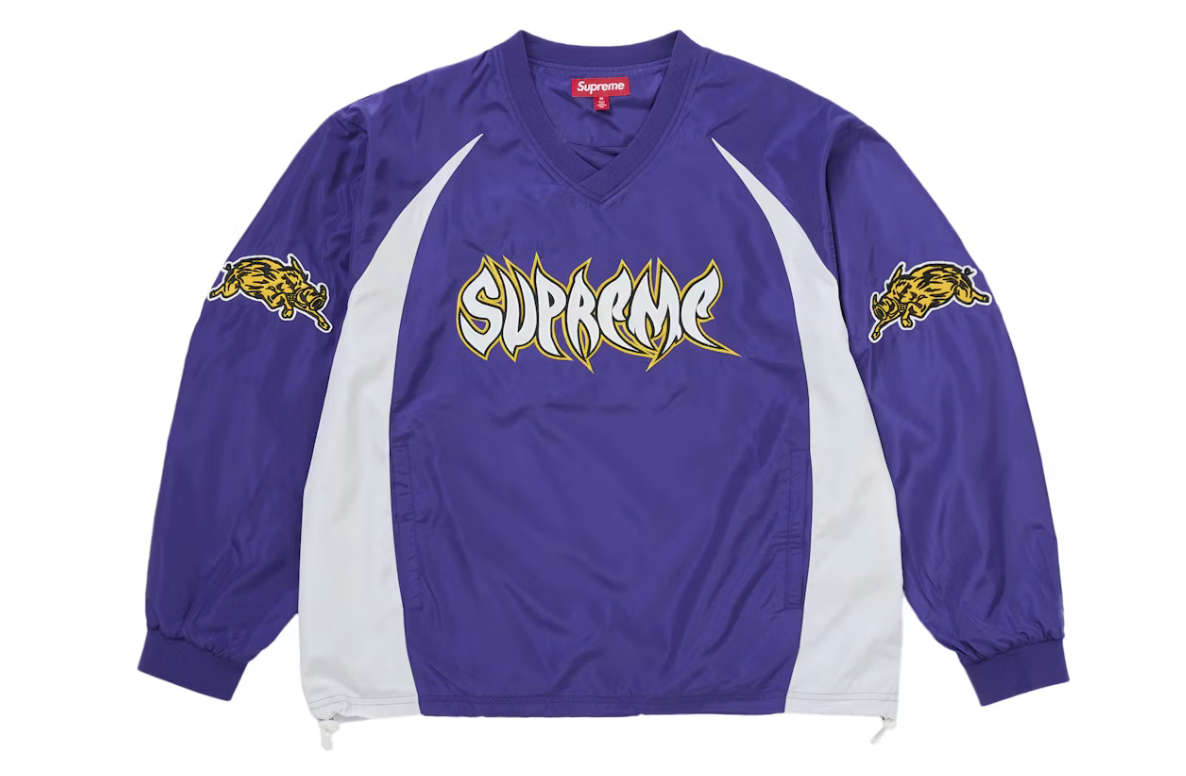 Supreme Warthog Warm Up Pullover Purple