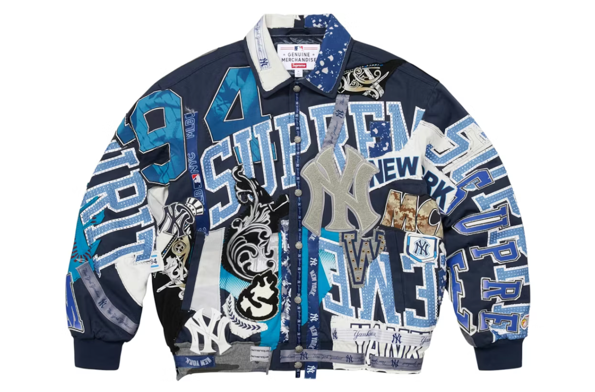 Supreme Jeff Hamilton New York Yankees Varsity Jacket Multicolor