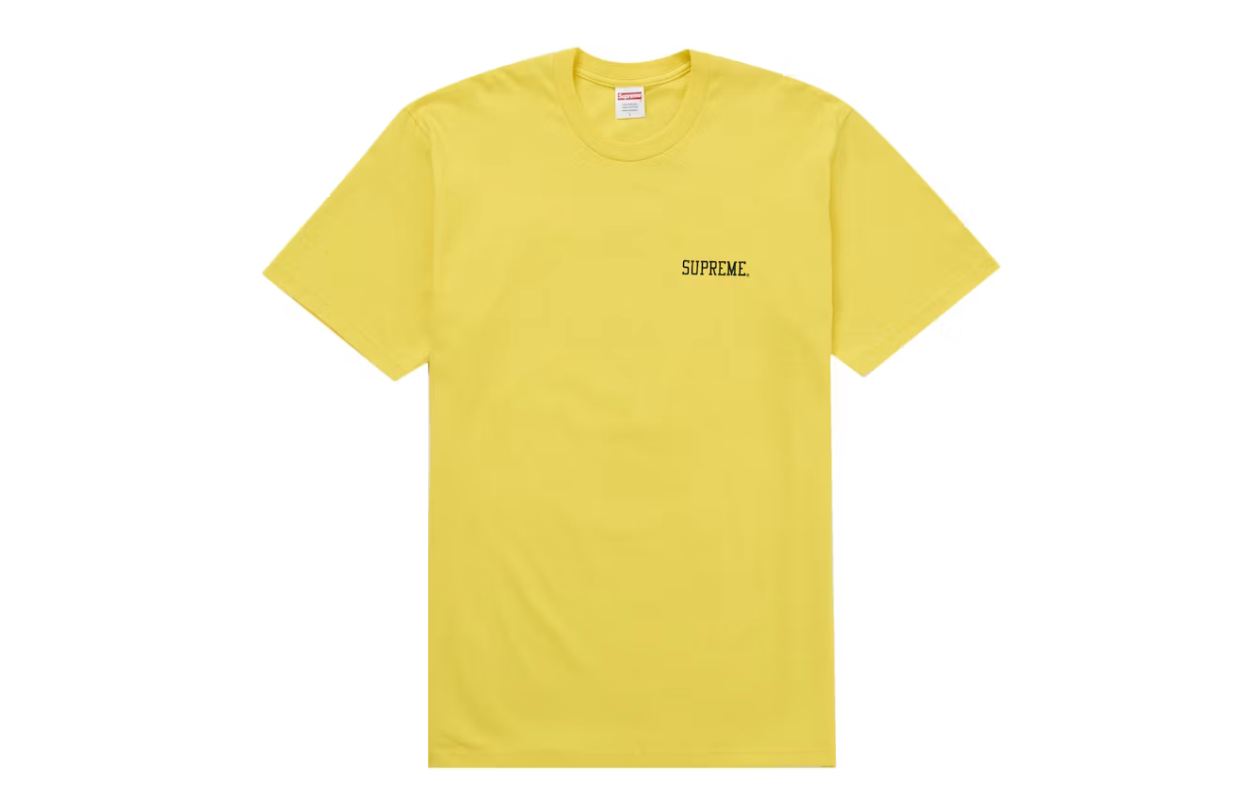 Supreme Dash Snow Tee (FW25) Yellow