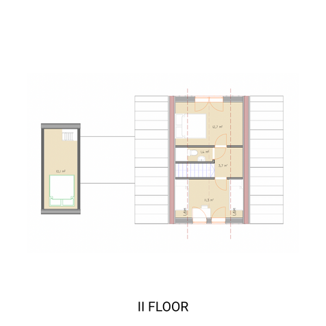 Överplan Double A-Frame