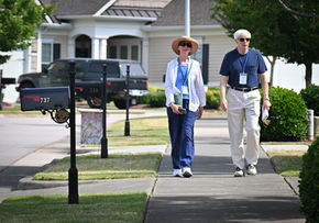 Canvassing in East Williams Precinct