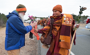 "Walk for Peace" Leaves Pittsboro to Eventually Arrive In Washington, DC