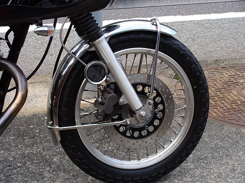 w650 400 フロントフェンダー オールステンレス 鏡面仕上げ