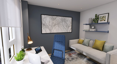 Brabazon Navigator shown as WFH space and spare bedroom