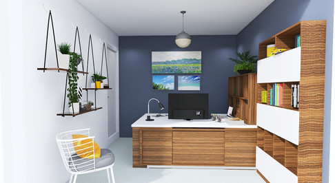 New WFH office layout for new job!