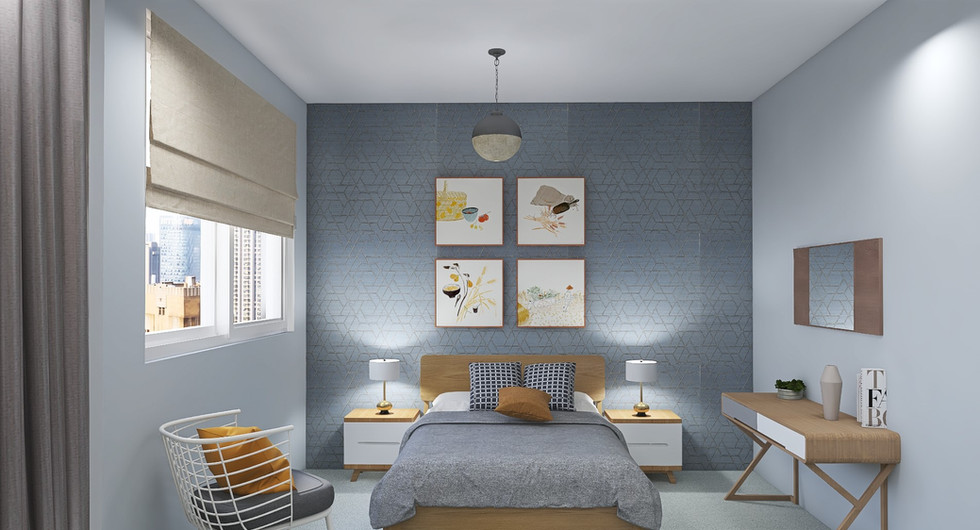 Guest room, light and airy