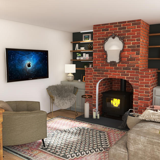 Electic, modern farmhouse