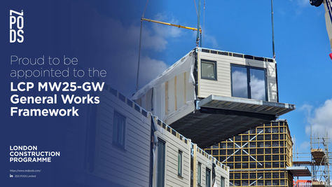 ZED PODS module on crane