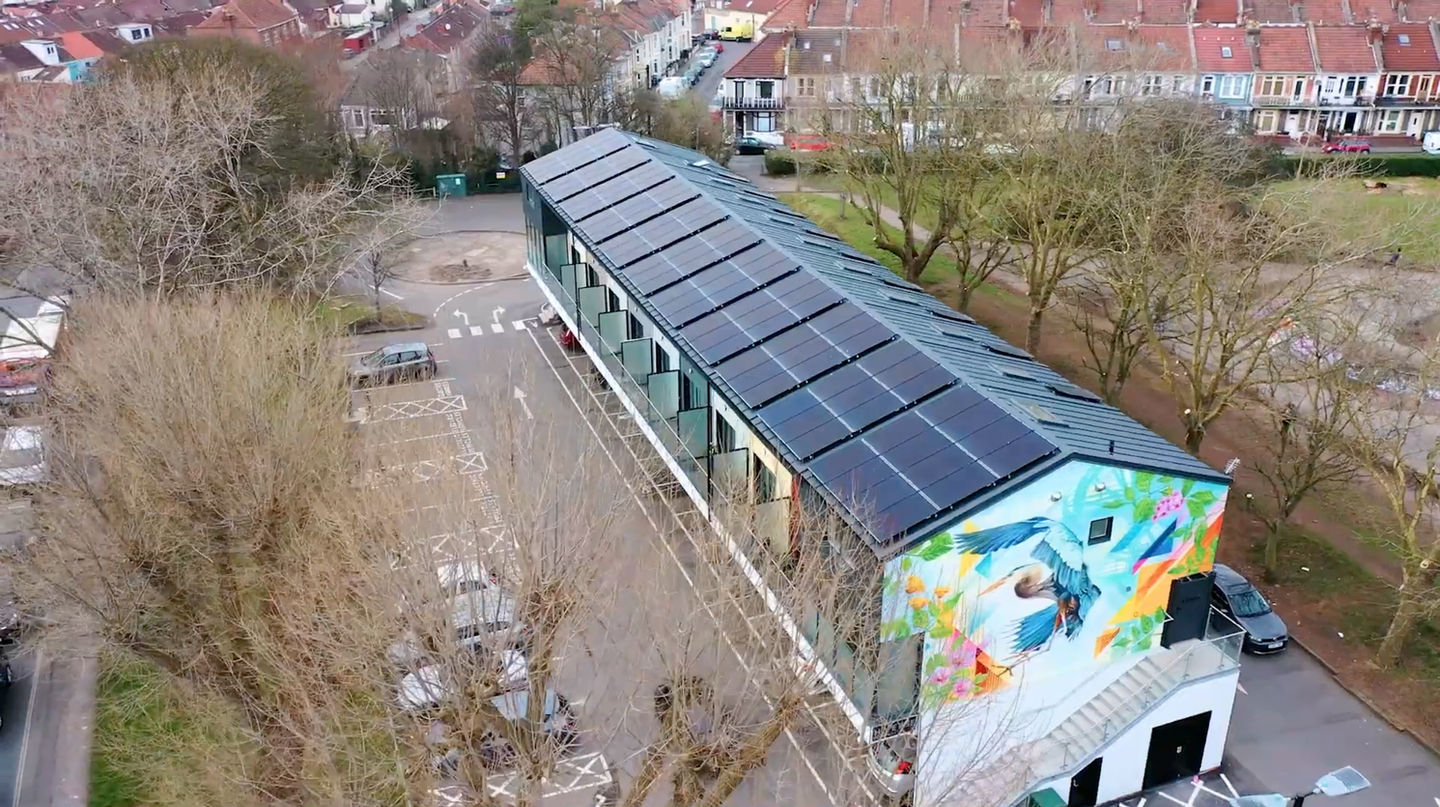 Hope Rise aerial view from South-west