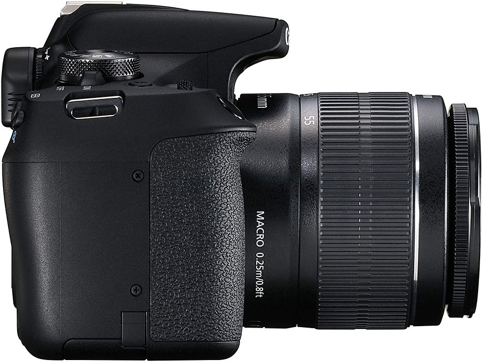 Thumbnail: Canon EOS 1500D 24.1 Digital SLR Camera (Black) with EF S18-55 is II Lens