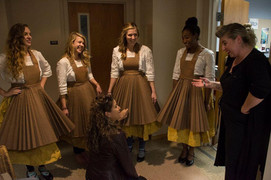 H+G Pleated Skirts In Process