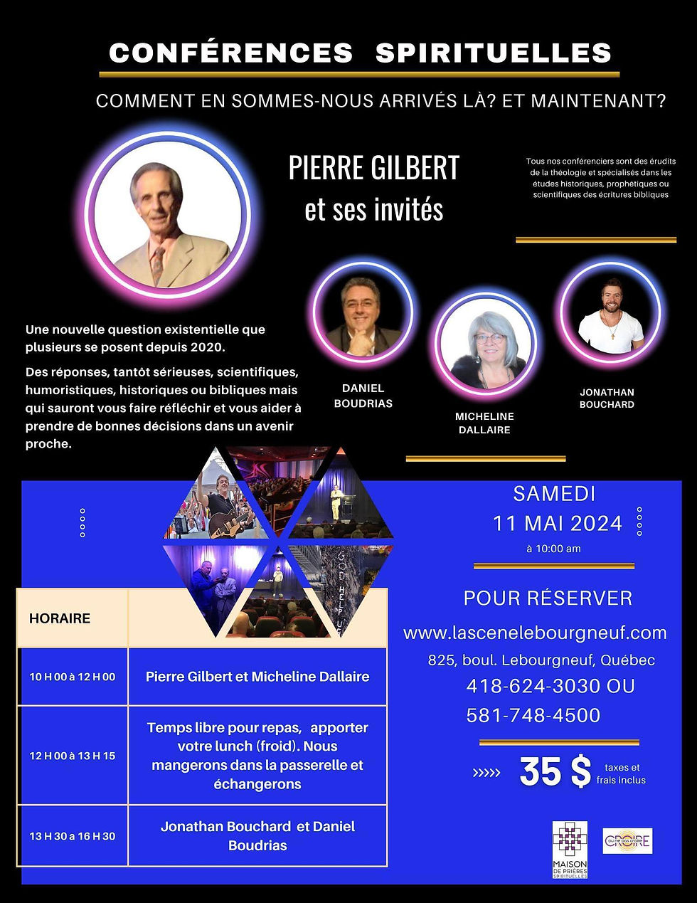 Conférences spirituelles (Avec Dr. Pierre Gilbert)
