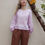Thumbnail: Lavender / PAEONIA / long puff-sleeve top / lightweight linen / handmade by Kadrika