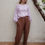 Thumbnail: Lavender / PAEONIA / long puff-sleeve top / lightweight linen / handmade by Kadrika