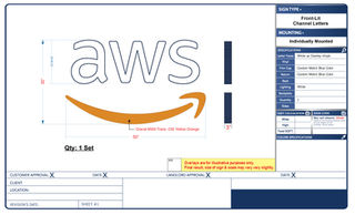 Shop Drawing Mock-Up and Signage Idea Design created by Professional Signage Graphics Designers Ready to work for you.