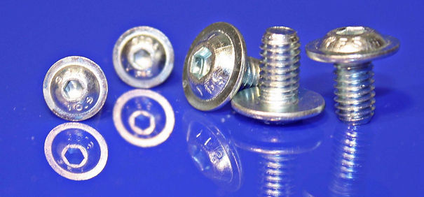 Button Head Flange, Unbrako, DIN 267, UNC, UNF.