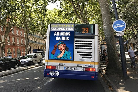 bus impressions affiches Sérigraphie Carpentier (Toulouse 31)