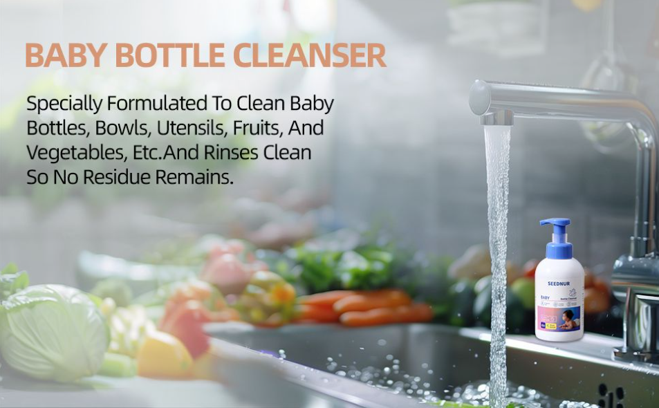 Thumbnail: Seednur Baby Bottle Cleaner Fruits And Vegetable Cleaner - 600ml