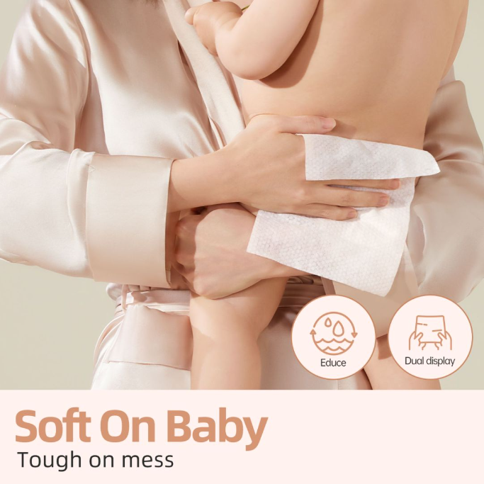 Thumbnail: Seednur Baby Water wipes 99% Water - 20 wipes