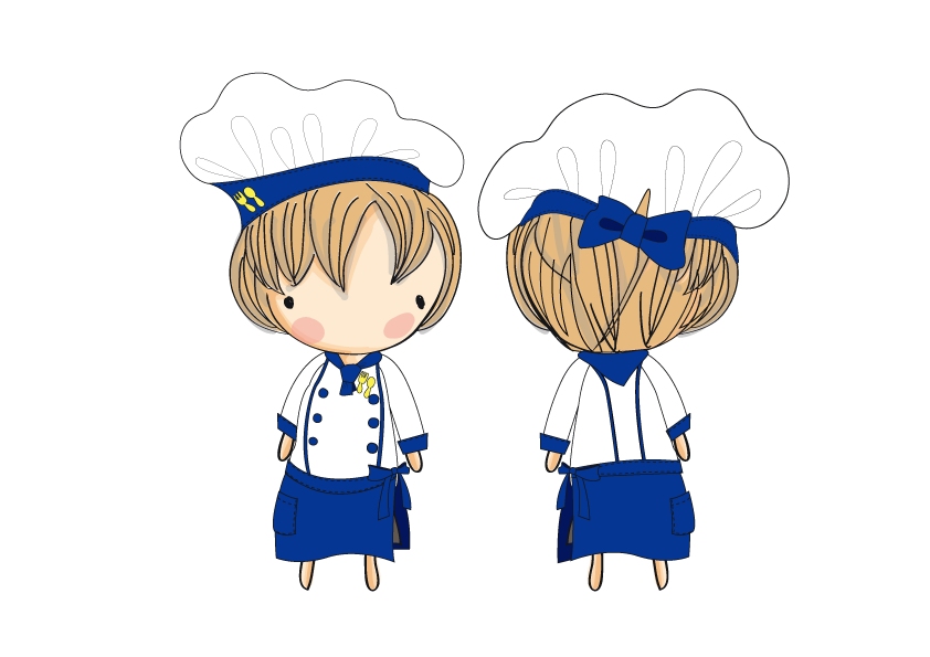 なりきりコックさん衣装作成