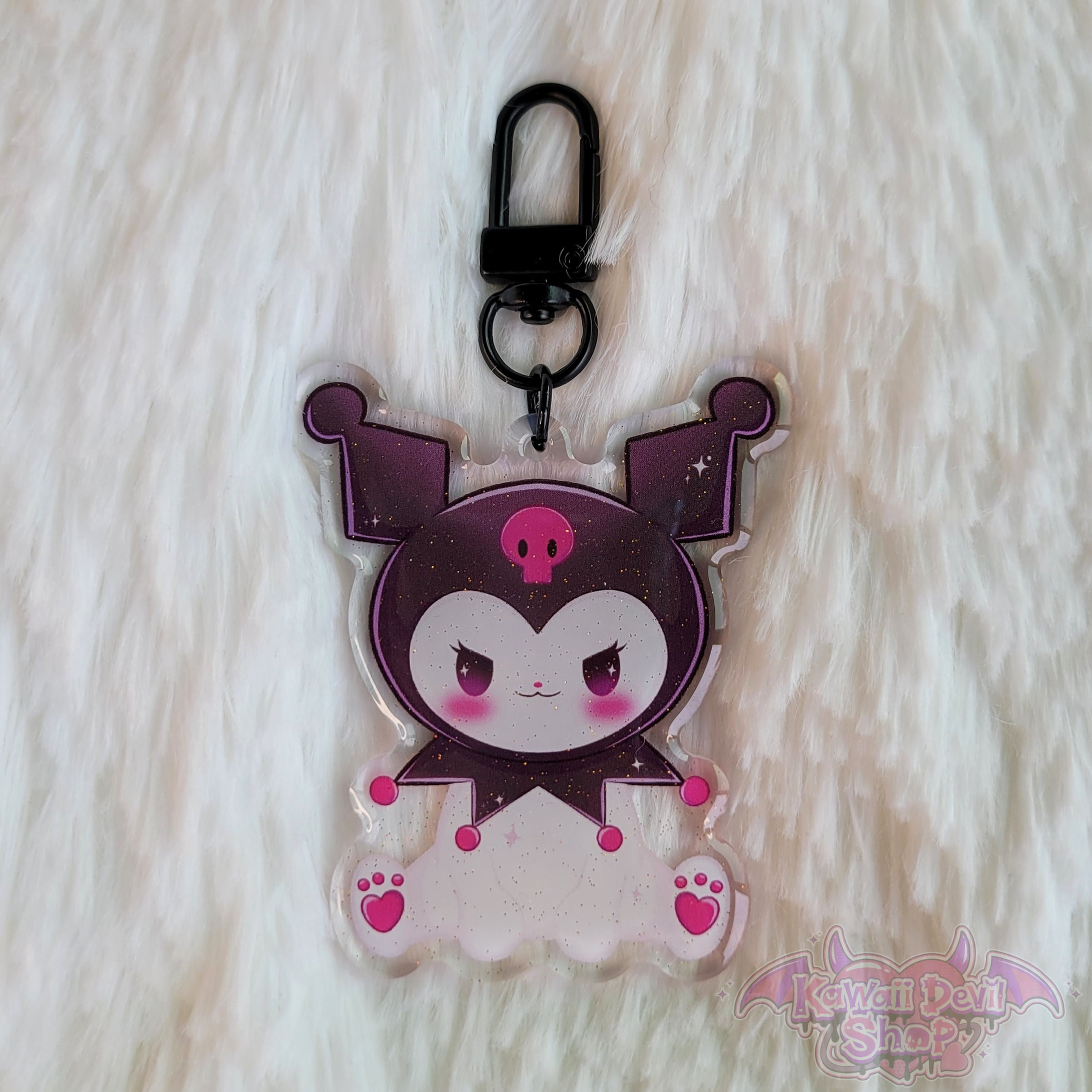 Kuro Bunny 2.5 Inch Acrylic Keychain