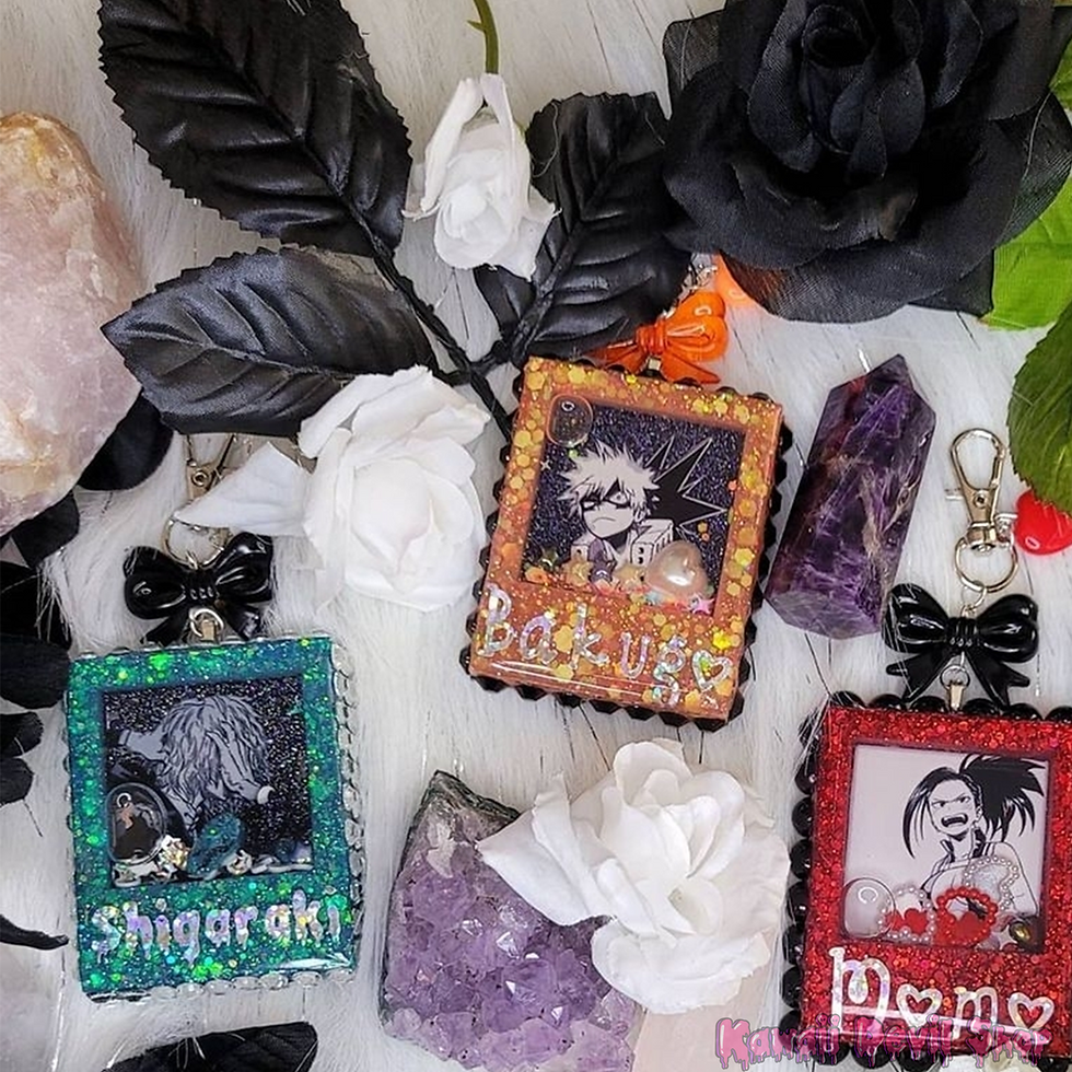 Custom Shaker Keychains Custom Shaker Keychain | Kawaii Devil Shop