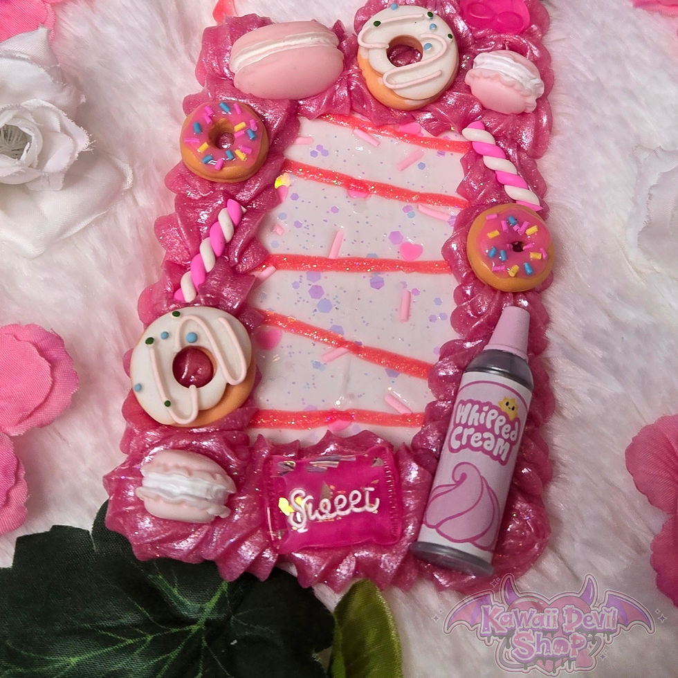 Thumbnail: Cute Sweets iPhone 14 Decoden Phone Case