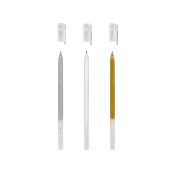 Thumbnail: Modern writing - silver, vit, guld