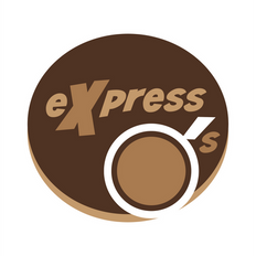 a simple digital logo for a fictitious café